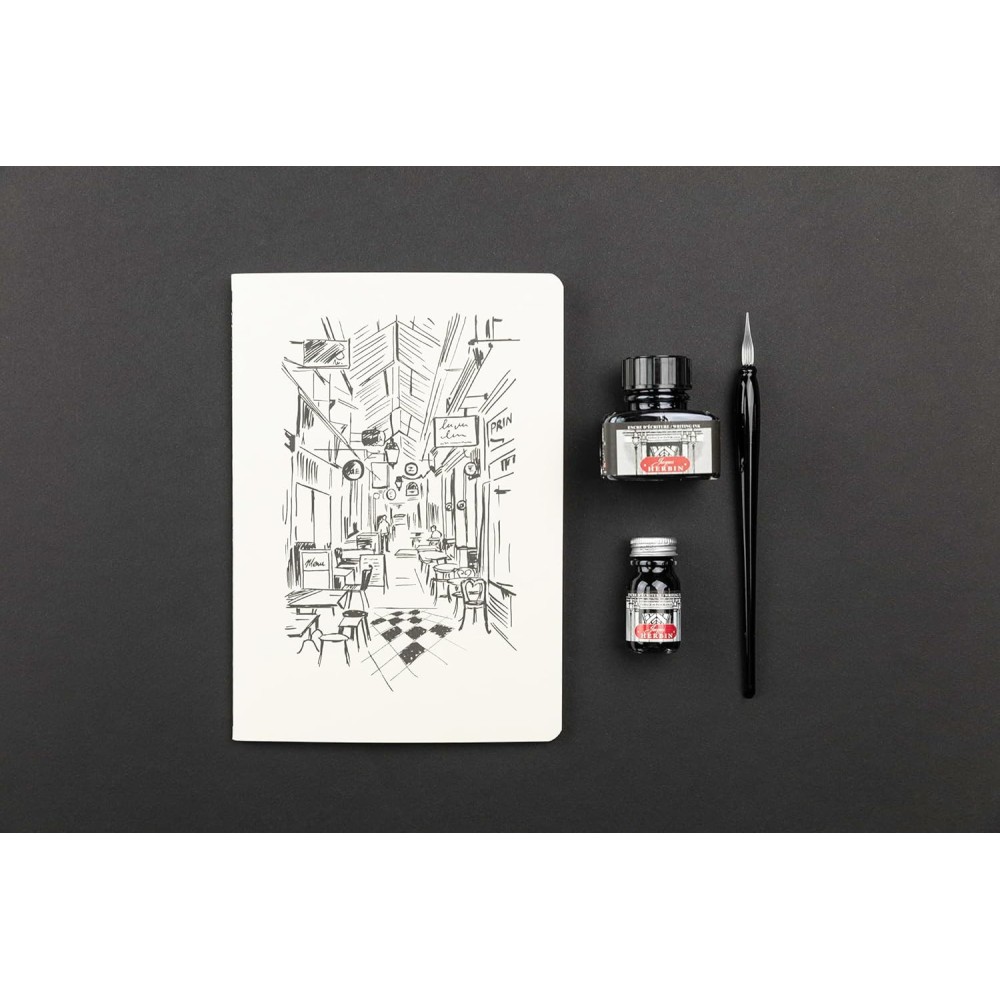 Ruled notebook Passage des Panoramas A5 - J.Herbin - 120 g