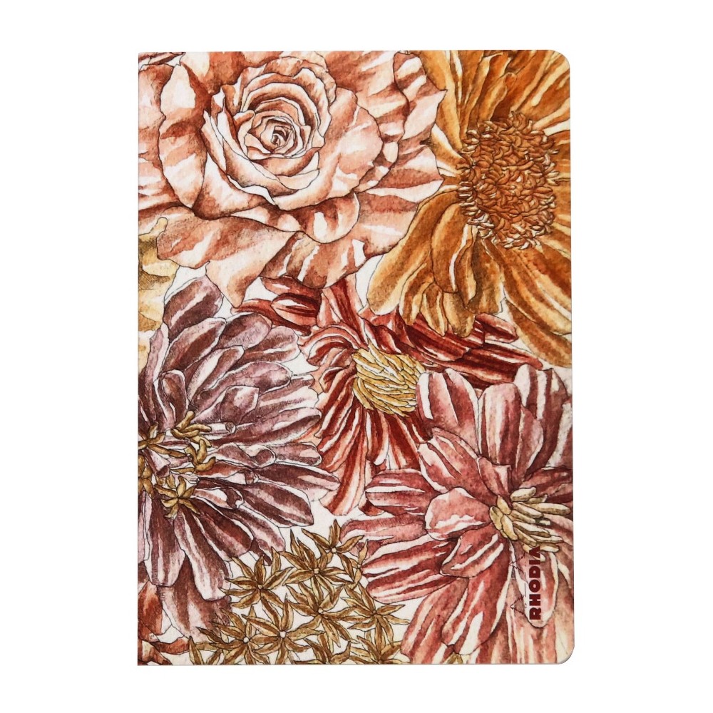 Ruled Bouquet notebook A5 - Rhodia - 80 g/m2 32 sheets