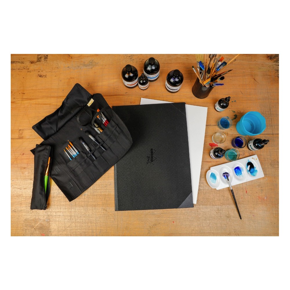 Teczka fakturowana na rysunki 32 x 45 cm - Rhodia - Black