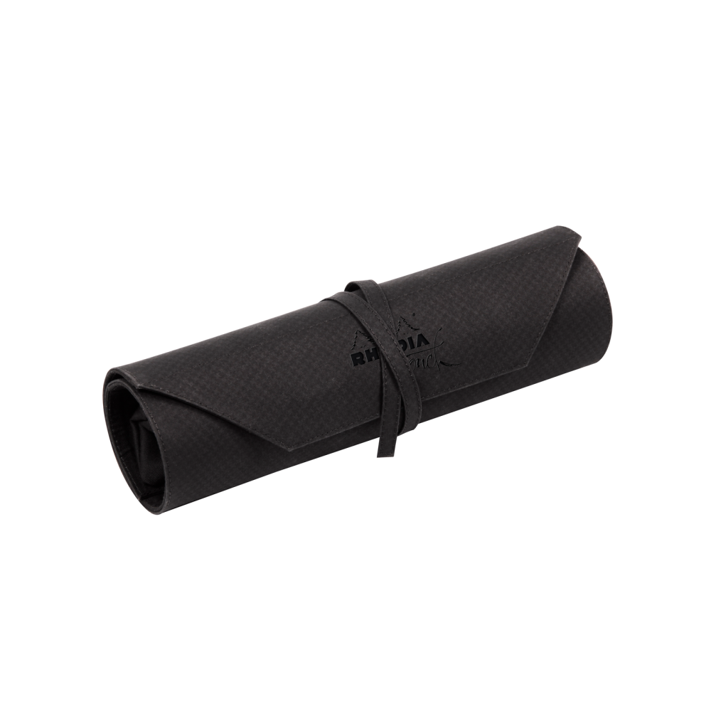 2in1 roll-up case 45 x 30 cm - Rhodia - Black