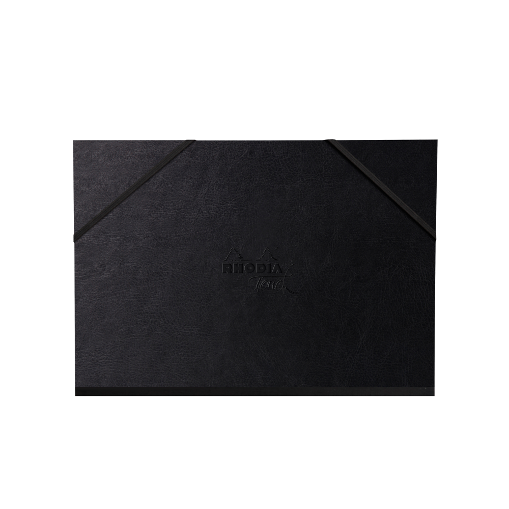 Teczka skórzana na rysunki 32 x 45 cm - Rhodia - Black