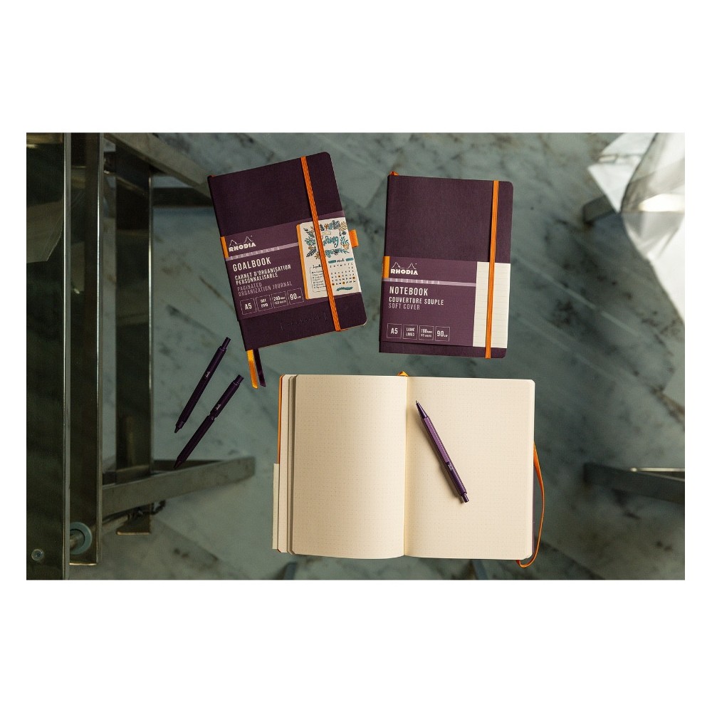 Długopis kulkowy scRipt - Rhodia - Eggplant