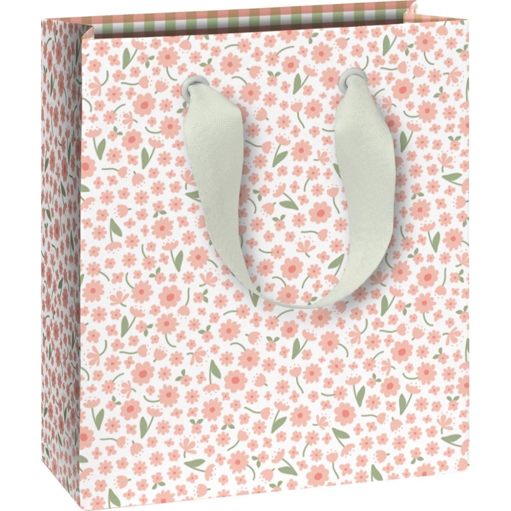 Paper gift bag Samia - Stewo - Pink 18 x 8 x 21 cm