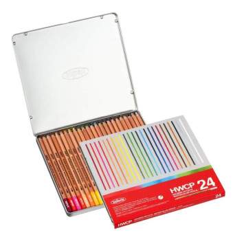 Set of Artists' Watercolor Pencils - Holbein - 24 pcs