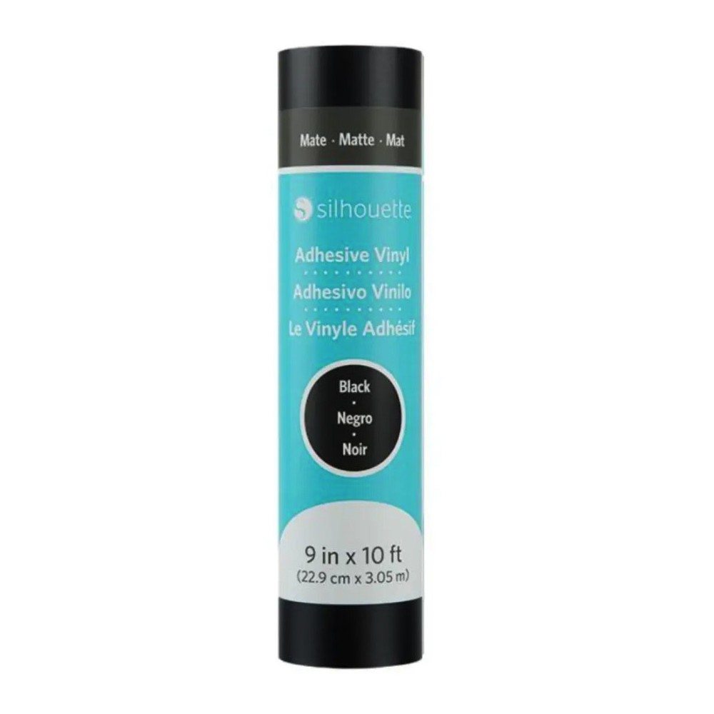 Adhesive Vinyl - Silhouette - Matt Black 22,9 cm x 3,05 m