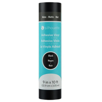 Adhesive Vinyl - Silhouette - Matt Black 22,9 cm x 3,05 m