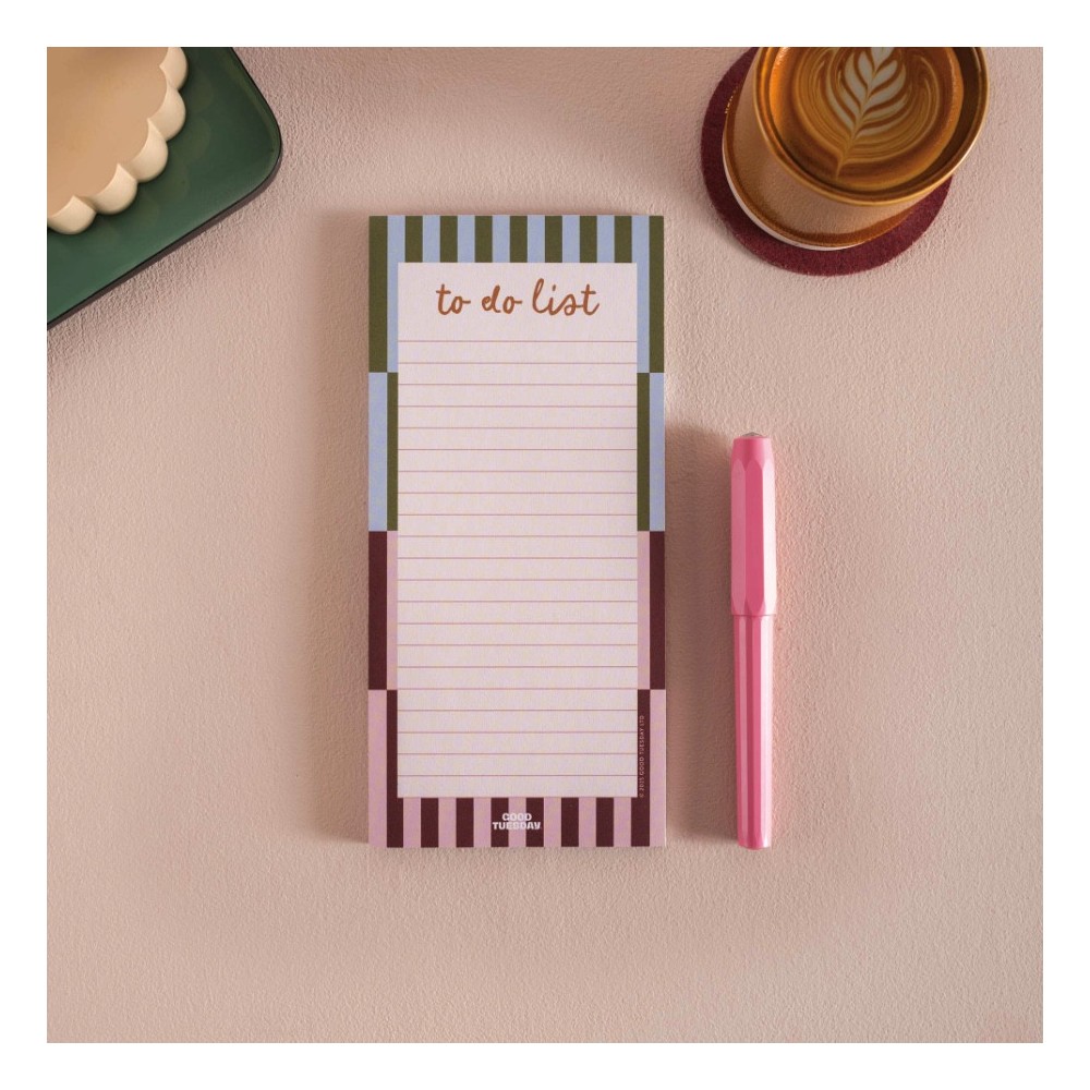 Boho Nouveau To Do List Planner 21 x 9,9 cm - Good Tuesday