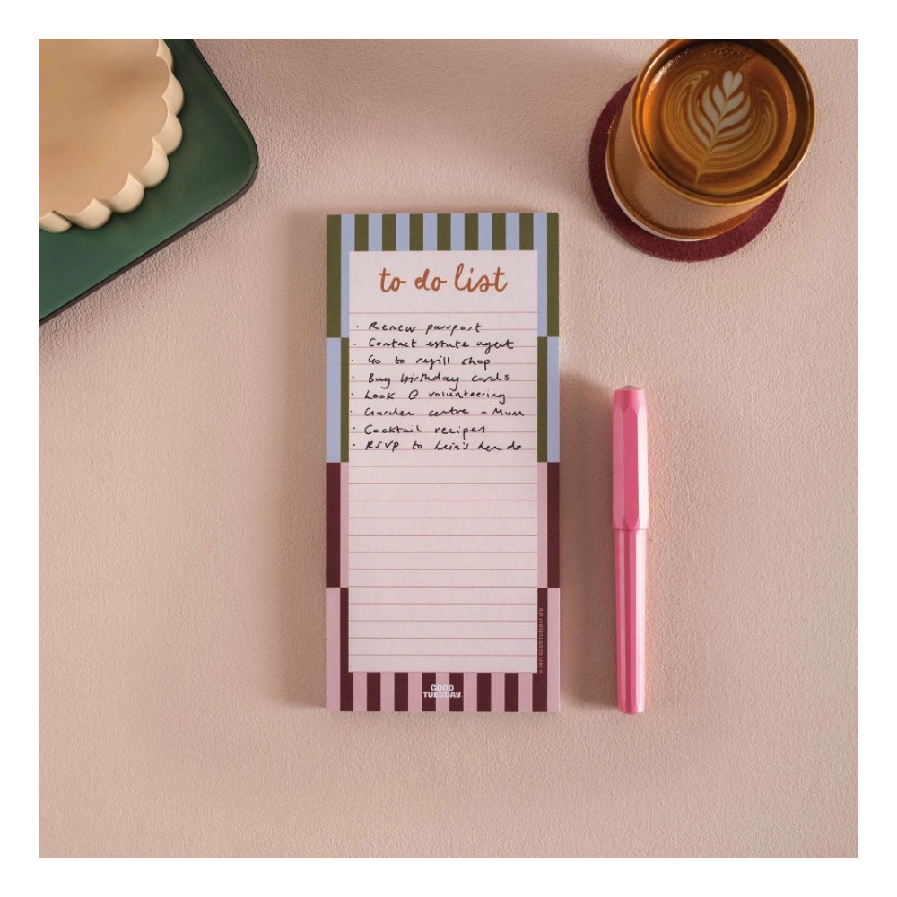 Planer To Do List Boho Nouveau 21 x 9,9 cm - Good Tuesday