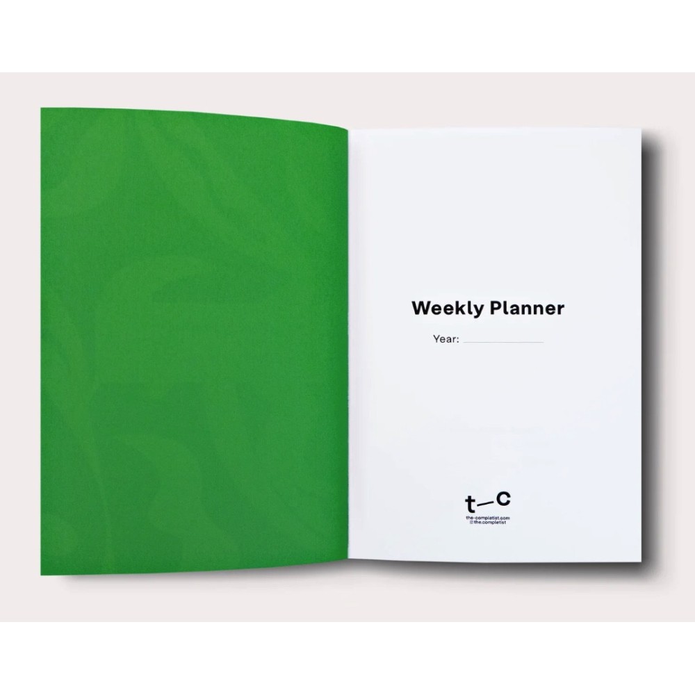 Planer tygodniowy niedatowany Marfa No.1 A5 - The Completist.
