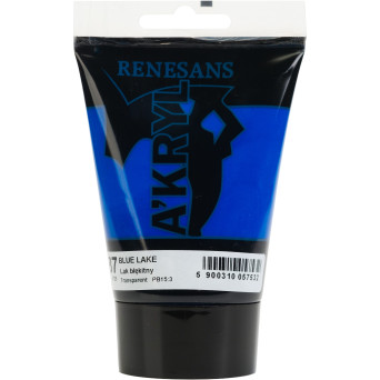 Farba akrylowa A'kryl - Renesans - 87 lak błękitny 100 ml