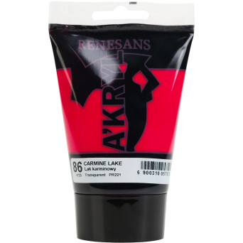 Farba akrylowa A'kryl - Renesans - 86 lak karminowy 100 ml