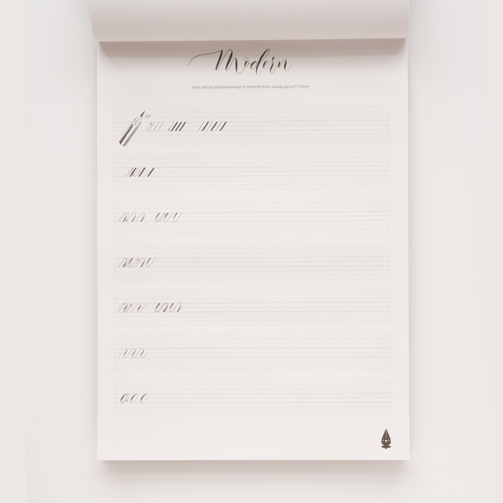 Modern Calligraphy Practice Workbook A4 - Renesans