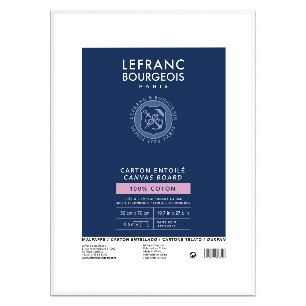 Tablica malarska - Lefranc & Bourgeois - 50 x 70 cm