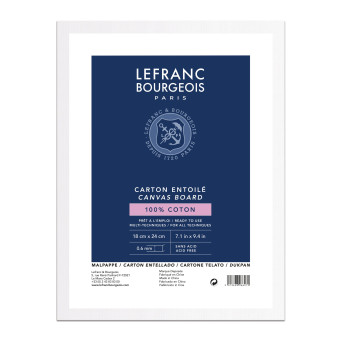 Painting board - Lefranc & Bourgeois - 18 x 24 cm