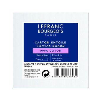 Tablica malarska - Lefranc & Bourgeois - 5 x 5 cm