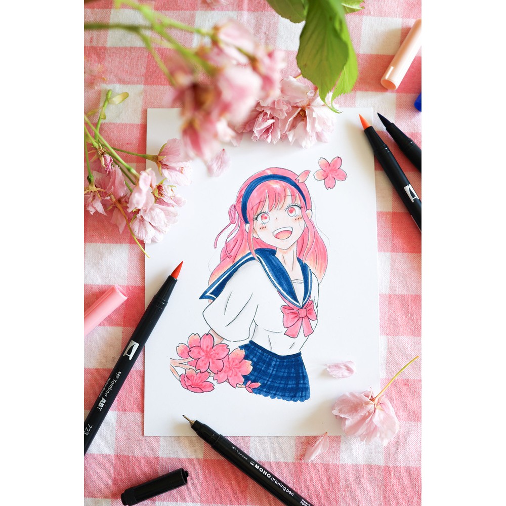 Zestaw pisaków Manga Kawaii - Tombow - 5 szt.