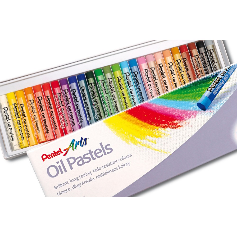 Pastele olejne - Pentel - 25 kolorów