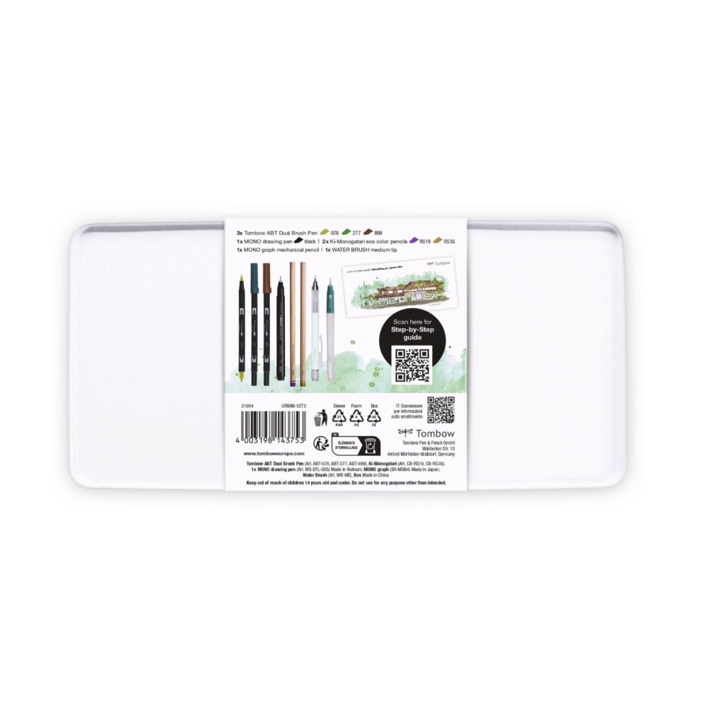 Urban Sketching Set Japan Edition - Tombow - 8 pcs.