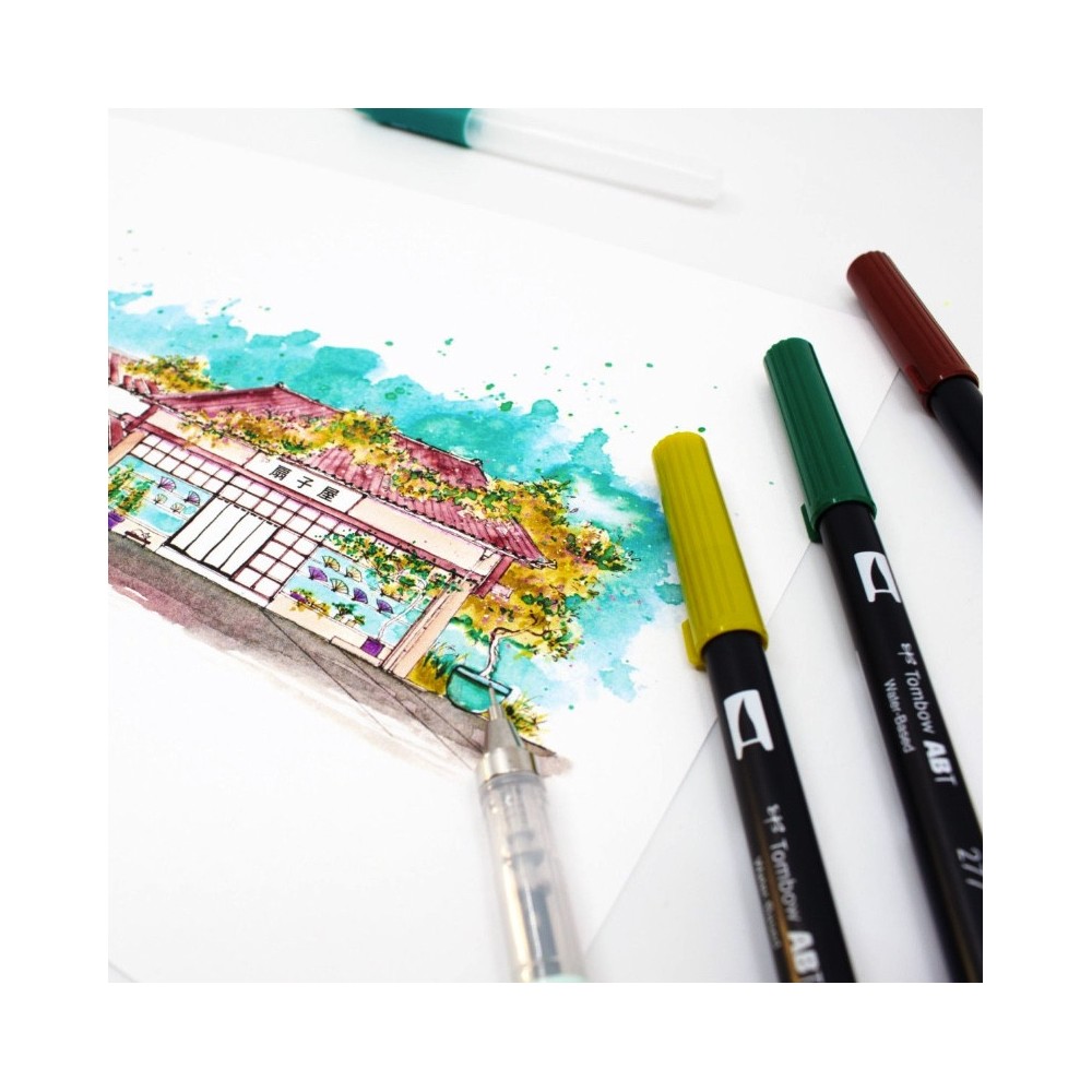 Urban Sketching Set Japan Edition - Tombow - 8 pcs.