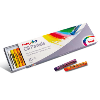 Pastele olejne - Pentel - 25 kolorów