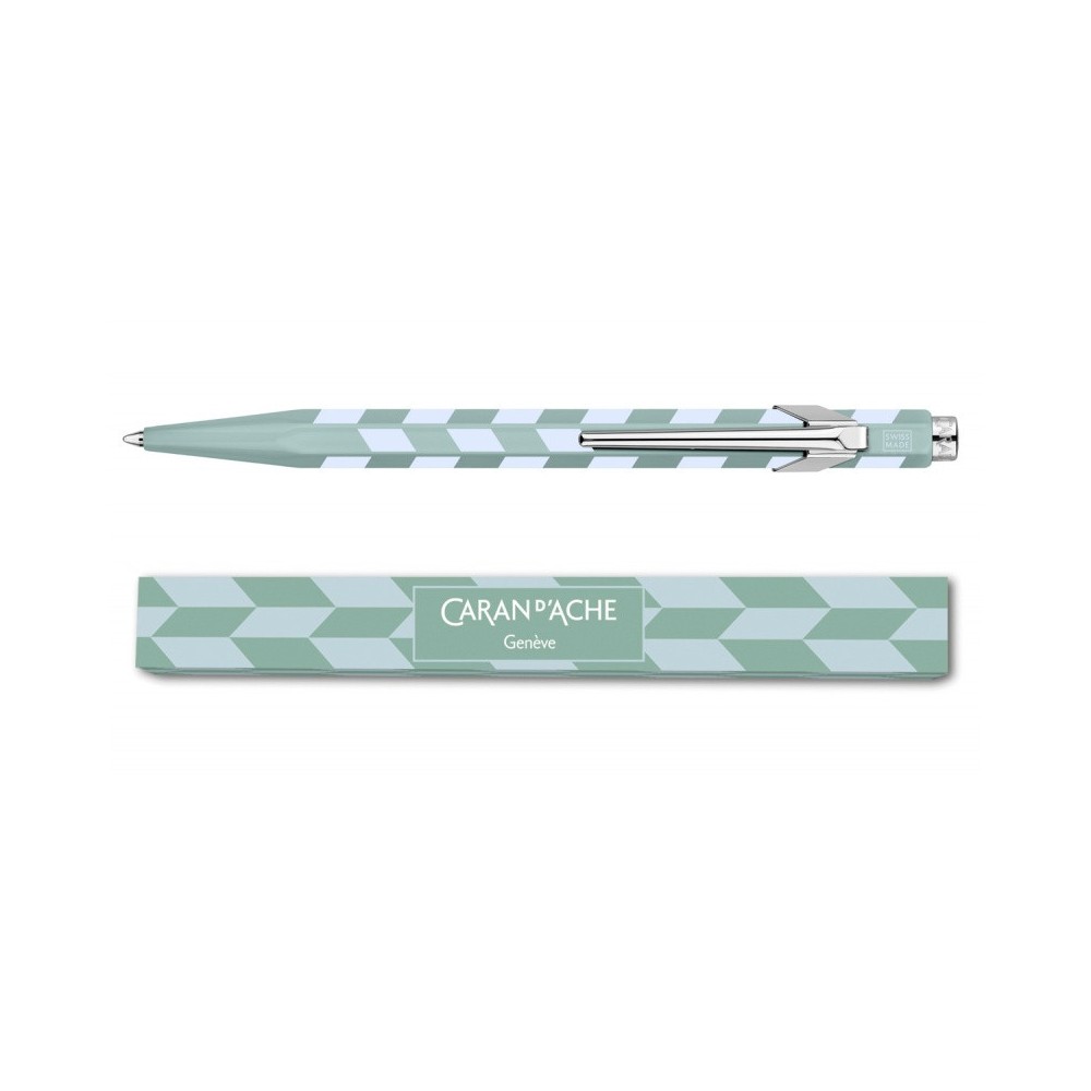 Ballpoint 849 Mosaic pen - Caran d'Ache - Water Green