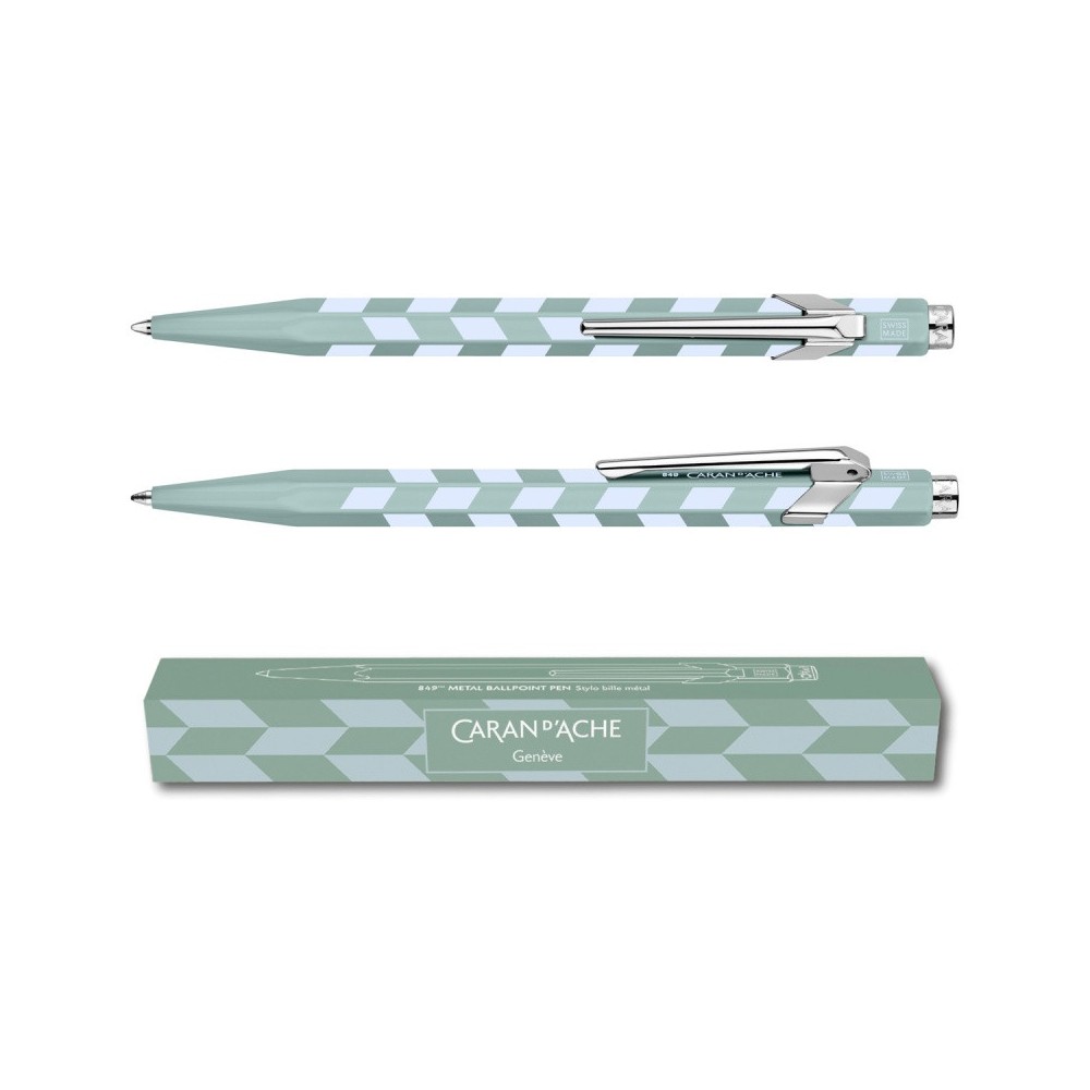Ballpoint 849 Mosaic pen - Caran d'Ache - Water Green