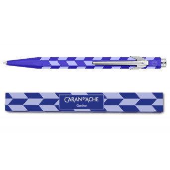 Ballpoint 849 Mosaic pen - Caran d'Ache - Royal Blue
