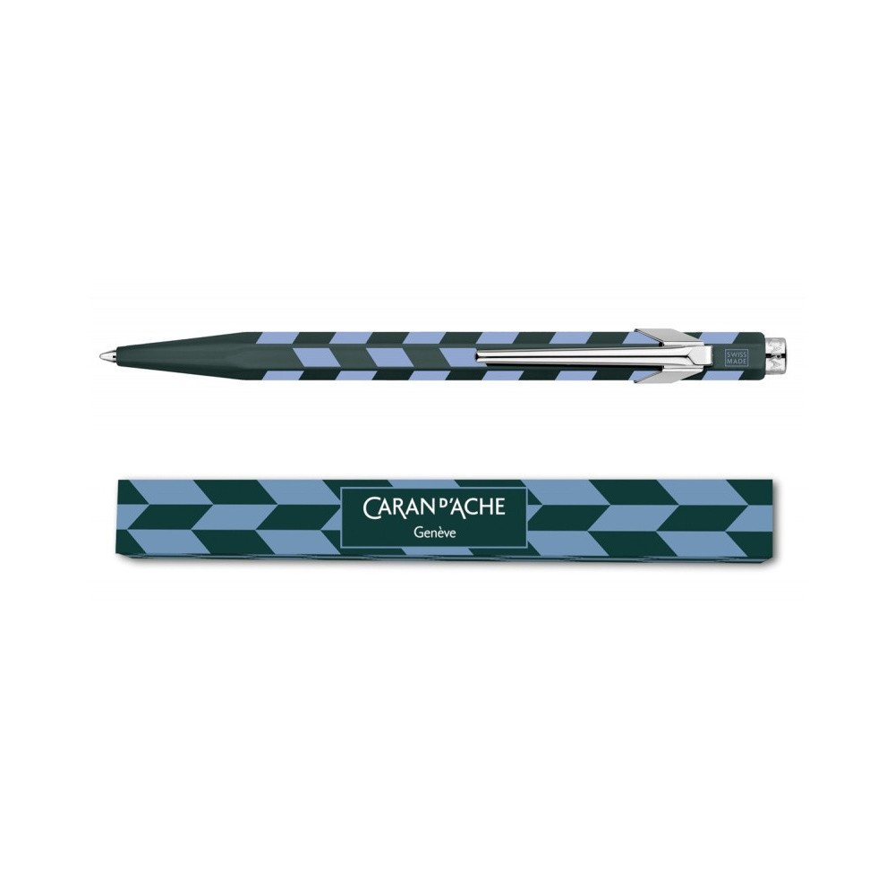 Ballpoint 849 Mosaic pen - Caran d'Ache - Spruce Green