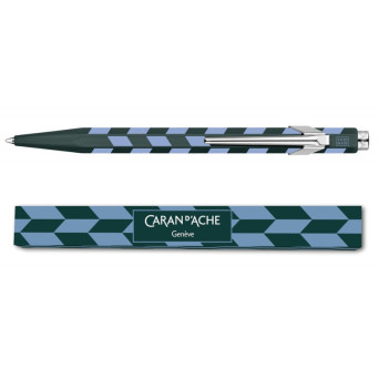 Ballpoint 849 Mosaic pen - Caran d'Ache - Spruce Green