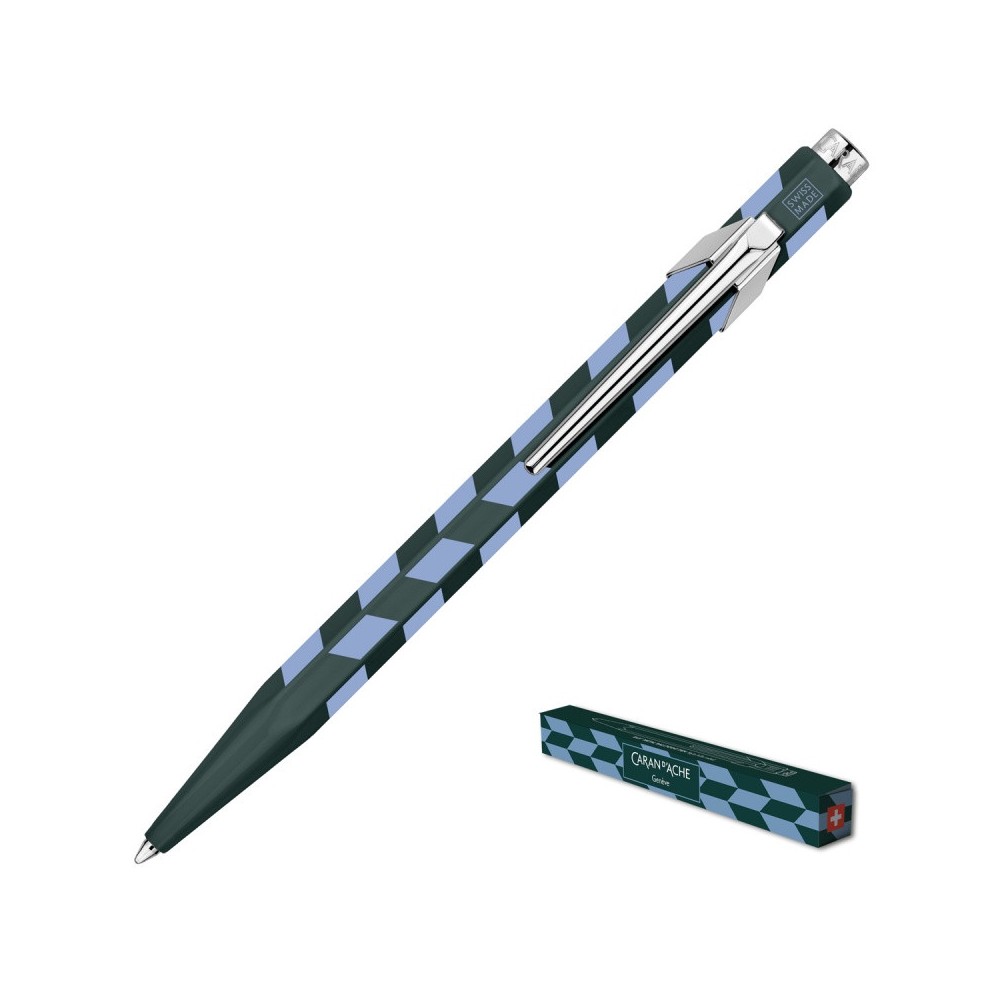 Ballpoint 849 Mosaic pen - Caran d'Ache - Spruce Green