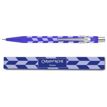 Mechanical pencil 844 Mosaic - Caran d'Ache - Royal Blue 0,5 mm
