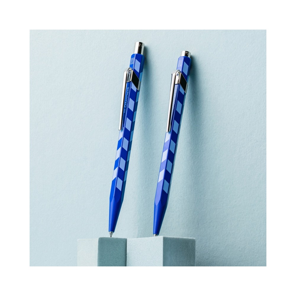 Mechanical pencil 844 Mosaic - Caran d'Ache - Royal Blue 0,5 mm
