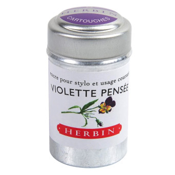 Ink cartridges - J.Herbin - Violet Pansy 6 pcs