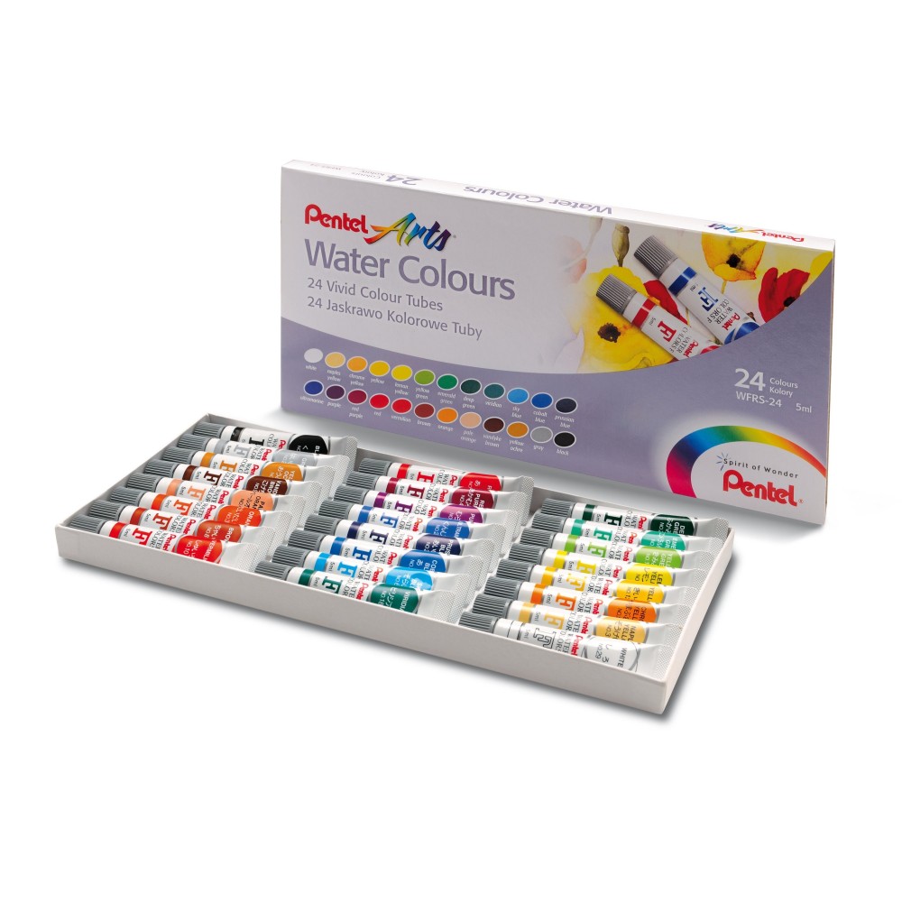 Pentel Water Colours - 24 colours
