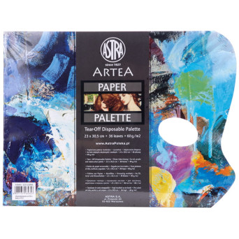 Paper paint palette - Astra - 23 x 30,5 cm 36 sheets