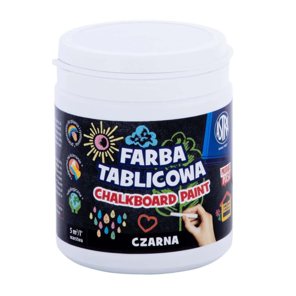 Chalkboard paint - Astra - Black 250 ml
