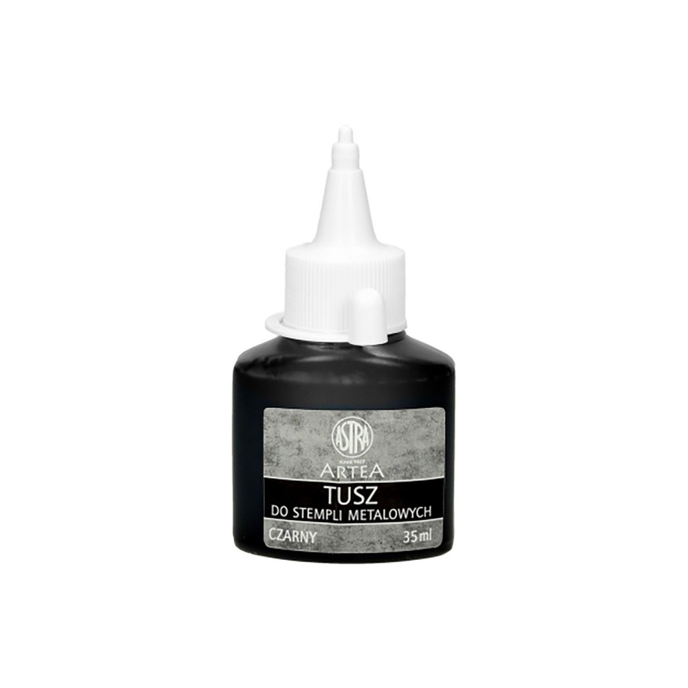Tusz do stempli metalowych Artea - Astra - czarny 35 ml