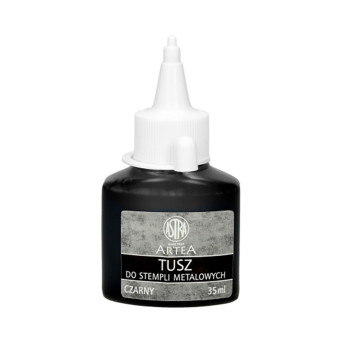 Ink for metal stamps Artea - Astra - Black 35 ml