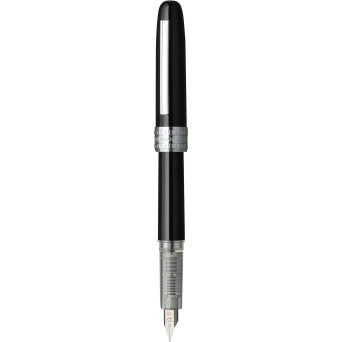 Fountain pen Plaisir - Platinum - Black M