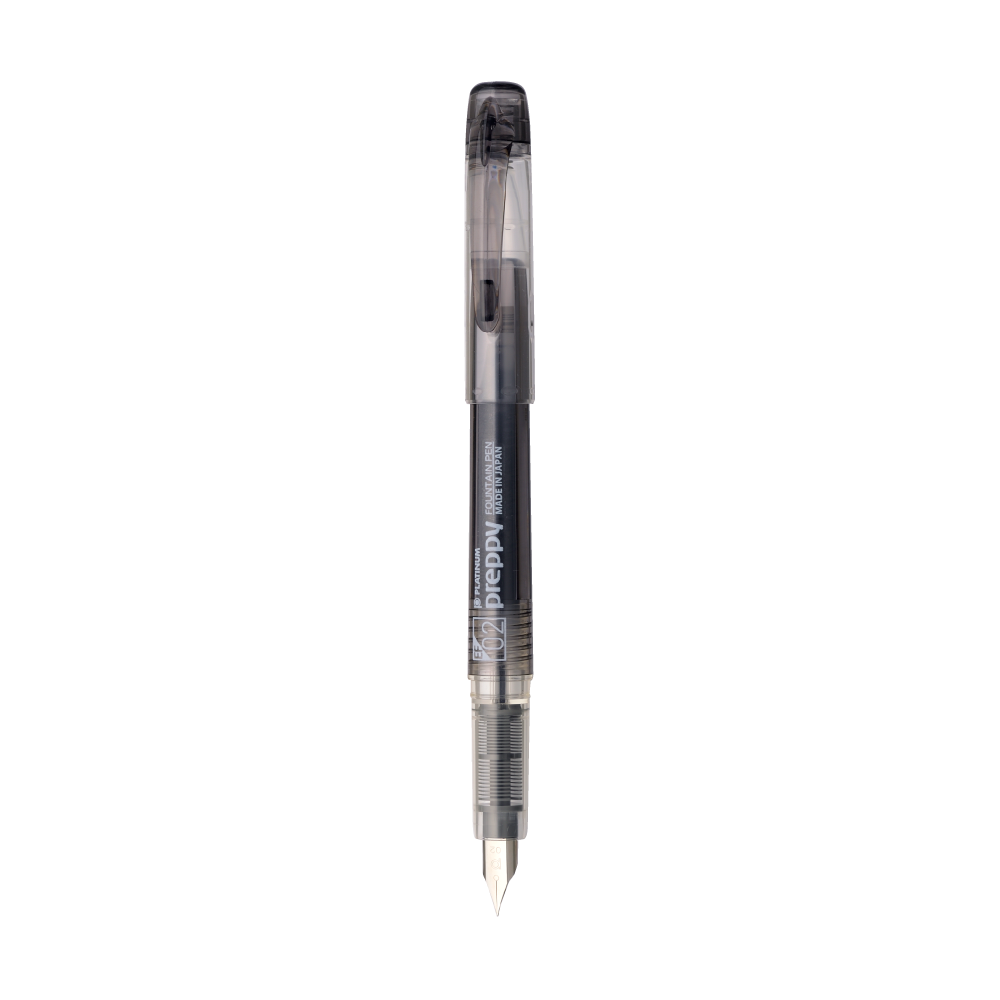 Pióro wieczne Preppy - Platinum - Black EF