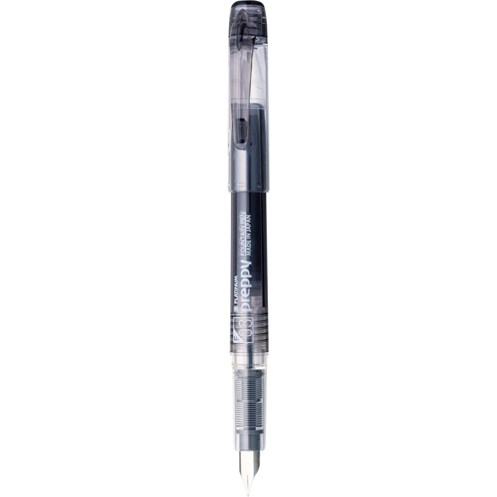 Pióro wieczne Preppy - Platinum - Black F