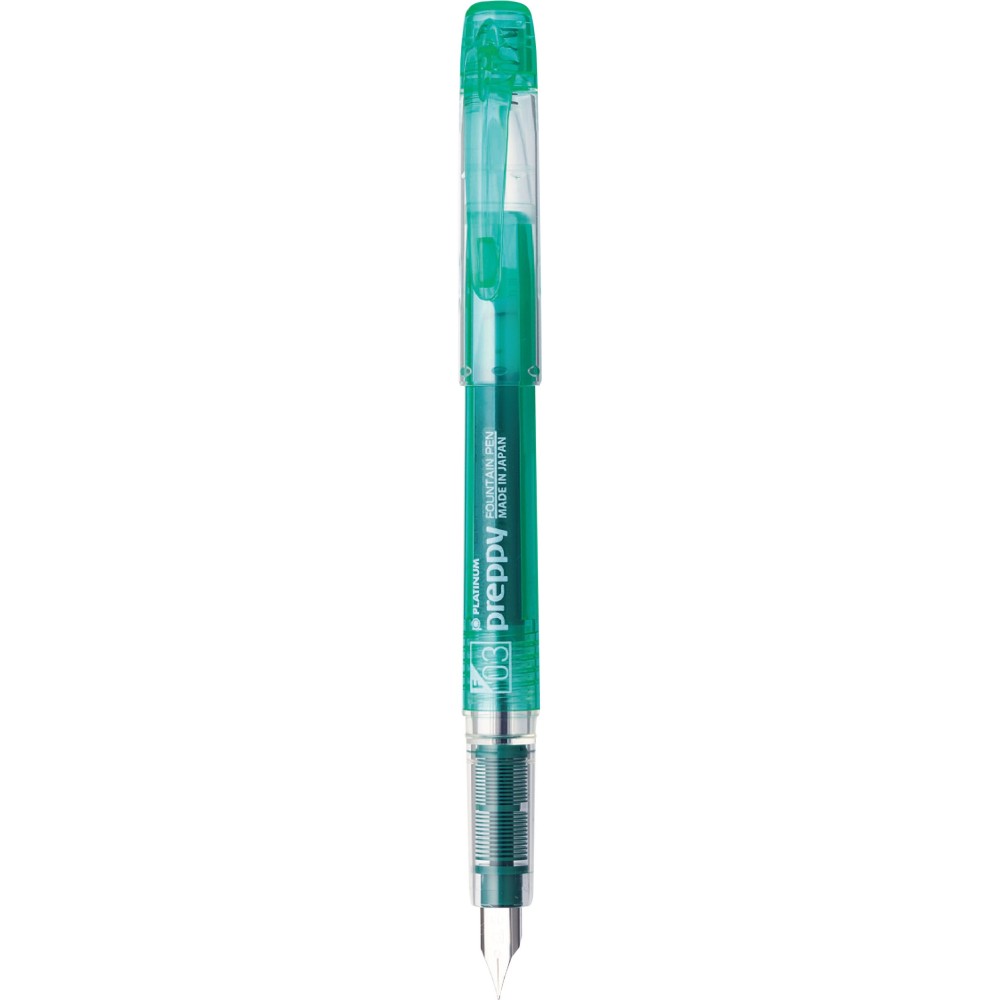 Pióro wieczne Preppy - Platinum - Green F