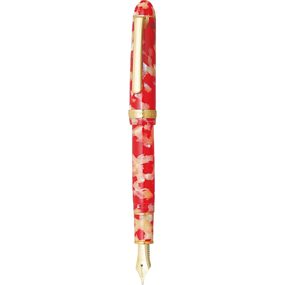 Pióro wieczne 3776 Celluloid - Platinum - Koi M