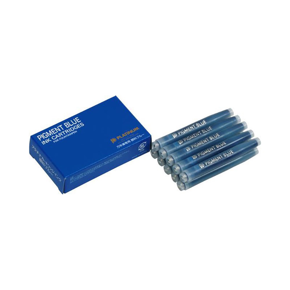 Naboje atramentowe - Platinum - Blue 10 szt.