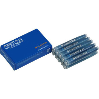 Pigment cartridges - Platinum - Blue 10 pcs