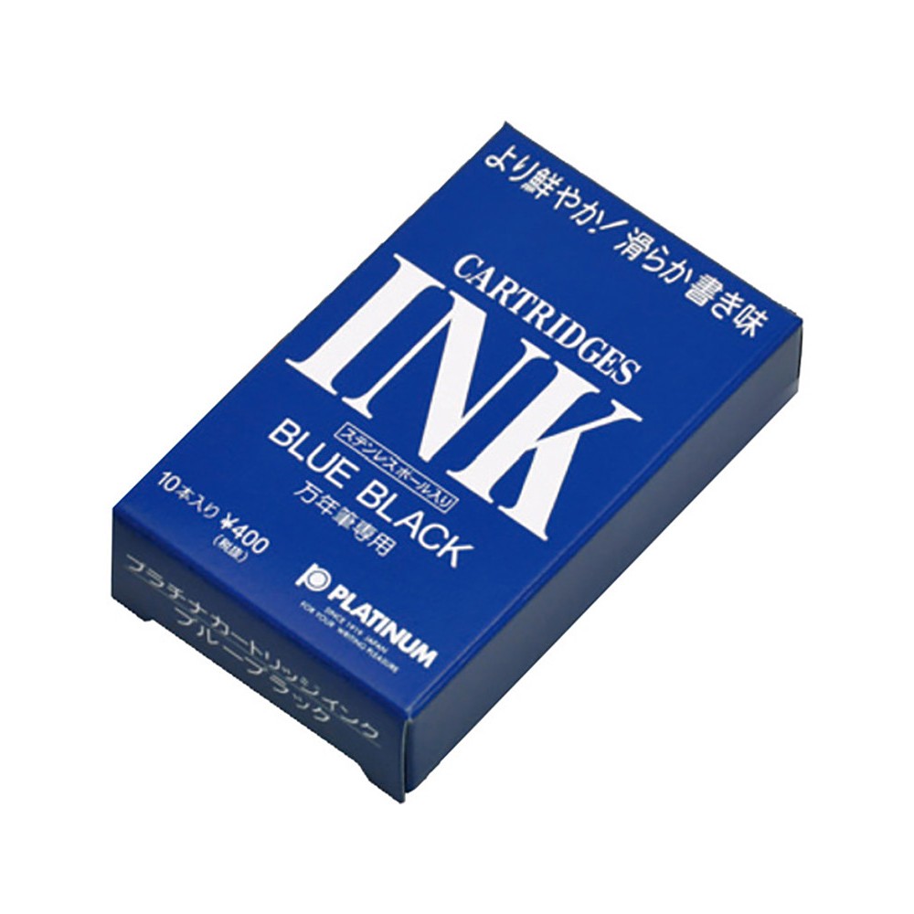 Naboje atramentowe - Platinum - Blue-Black 10 szt.