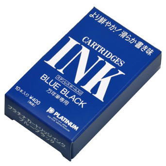 Naboje atramentowe - Platinum - Blue-Black 10 szt.