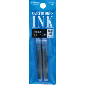 Naboje atramentowe - Platinum - Blue 2 szt.