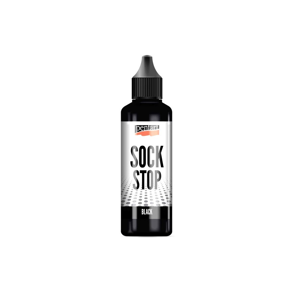 Sock Stop paint - Pentart - Black 80 ml