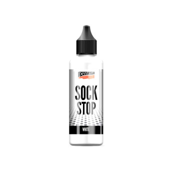 Farba antypoślizgowa Sock Stop - Pentart - White 80 ml